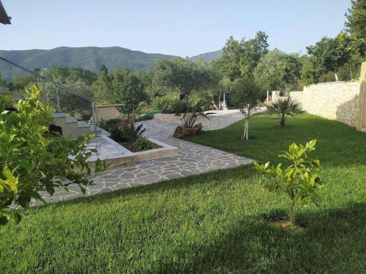 Petra House Vila Áno Korakiána Exterior foto
