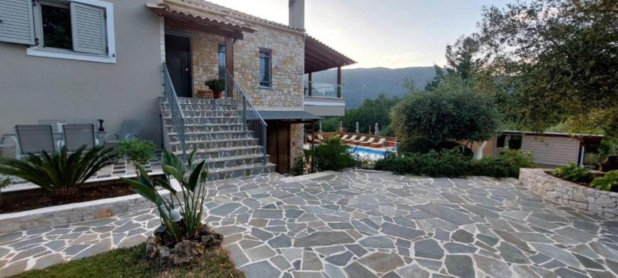 Petra House Vila Áno Korakiána Exterior foto