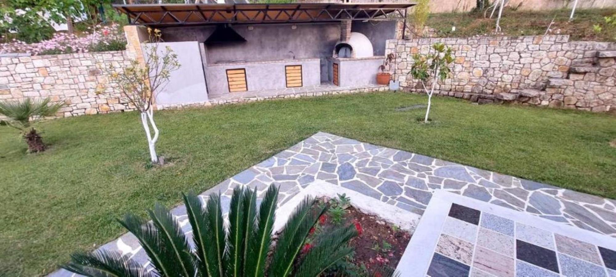 Petra House Vila Áno Korakiána Exterior foto